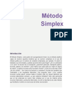 Metodo Simplex Ejercicio #1