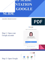 Making Slide Presentation Using Google Slide