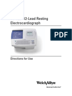CP 100 12-Lead Resting Electrocardiograph: Directions For Use