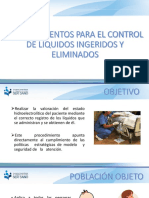 Control de Liquidos