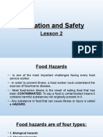 Sanitation and Safety: Lesson 2