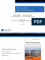 Risk Assessment 9. Preliminary Hazard Analysis: Stein Haugen Marvin Rausand