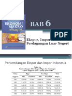 BAB 6 Ekspor, Impor, Dan Perdagangan Luar Negeri