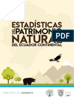 Estadísticas Patrimonio Natural 2018