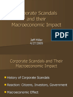 Corporate Scandals and Their Macroeconomic Impact
