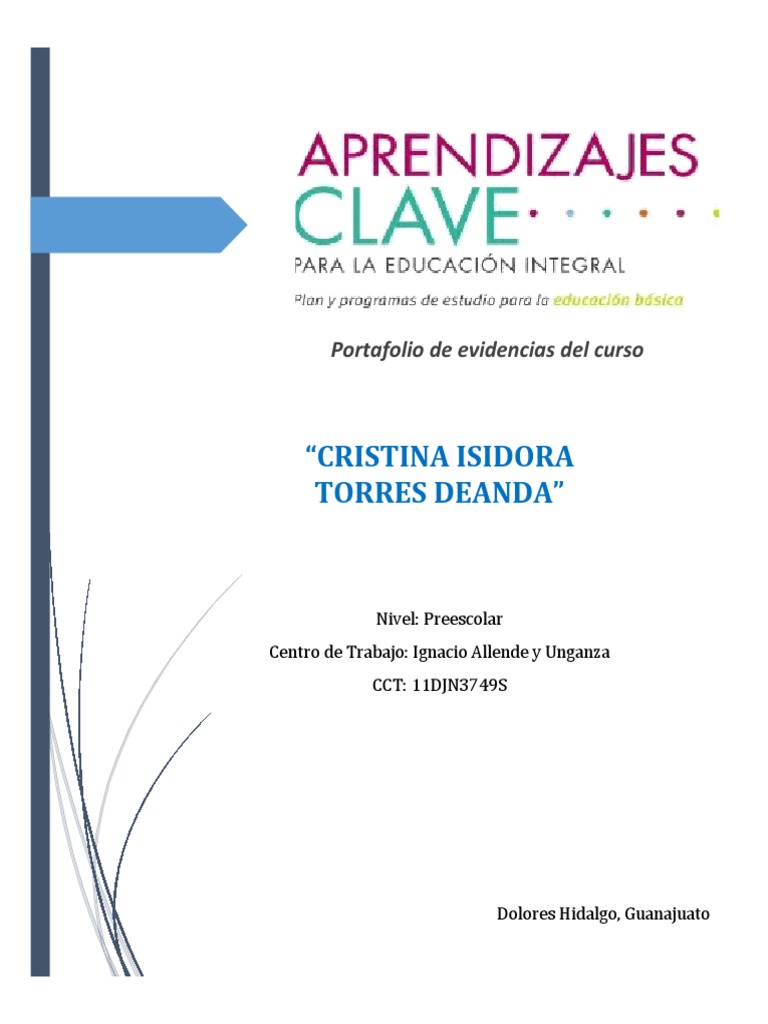 Portafolio Aprendizajes Clave Preescolar | PDF | Educación de la ...