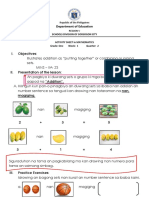 Department of Education: Schools Division of Sorsogon City Activity Sheet in Mathematics Grade: One Week: 1 Quarter: 2