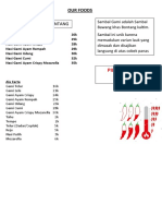 Daftar Menu Dapoer Femysta 2021