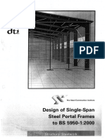 Design of Single Span Portal Frames To BS 5950