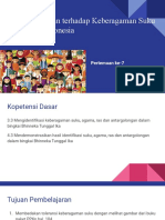 Perilaku Toleran Terhadap Keberagaman Suku Dan Ras Di Indonesia KE-7
