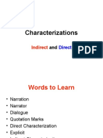 Characterizations Lesson (1)