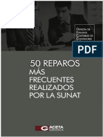 50 Reparos Más Frecuentes Realizados Por La SUNAT - Gaceta Jurídica 2019