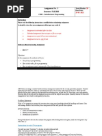 Assignment No. 3 Semester: Fall 2020 Total Marks: Due Date