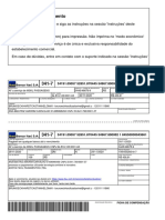 Instruções de pagamento bancário