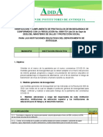 Formato de Veritifación de Medidas de Bioseguridad