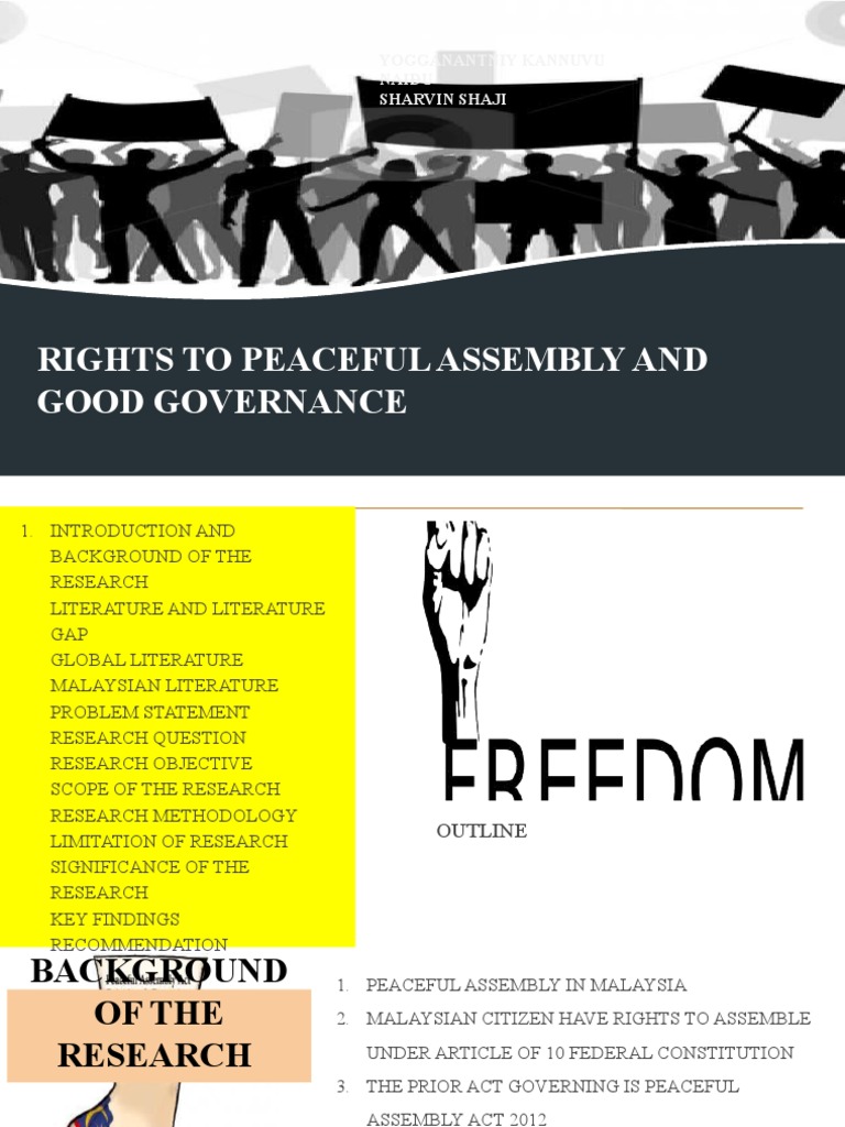 Analysis of Malaysia's Peaceful Assembly Act | PDF | Police | Justice