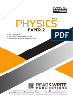 Physics O Level Paper 2 Topical WorkBook
