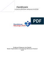 Panduan Pengolahan Data Menggunakan Aplikasi PK2020