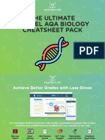 The Ultimate A-Level Aqa Biology Cheatsheet Pack