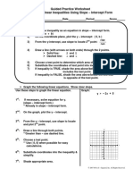 6.5 Multi Variable Inequalities Part1 Worksheet