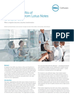 Business Benefits of Transitioning From Lotus Notes To SharePoint