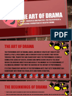The Art of Drama: Caedr - Principles and Prac Tice: The Philosophical & Educational Foundations O F Creative Drama