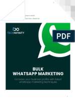 Bulk WhatsApp Features - Techinfinity