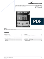 Reclosers: Kyle Form 4C Recloser Control Front Panel Upgrade Kit KME4-701 Installation Instructions