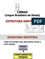 Libras Estrutura Sintatica