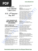 Ec8351 Electronic Circuits I MCQ