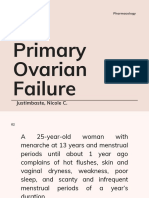 Primary Ovarian Failure