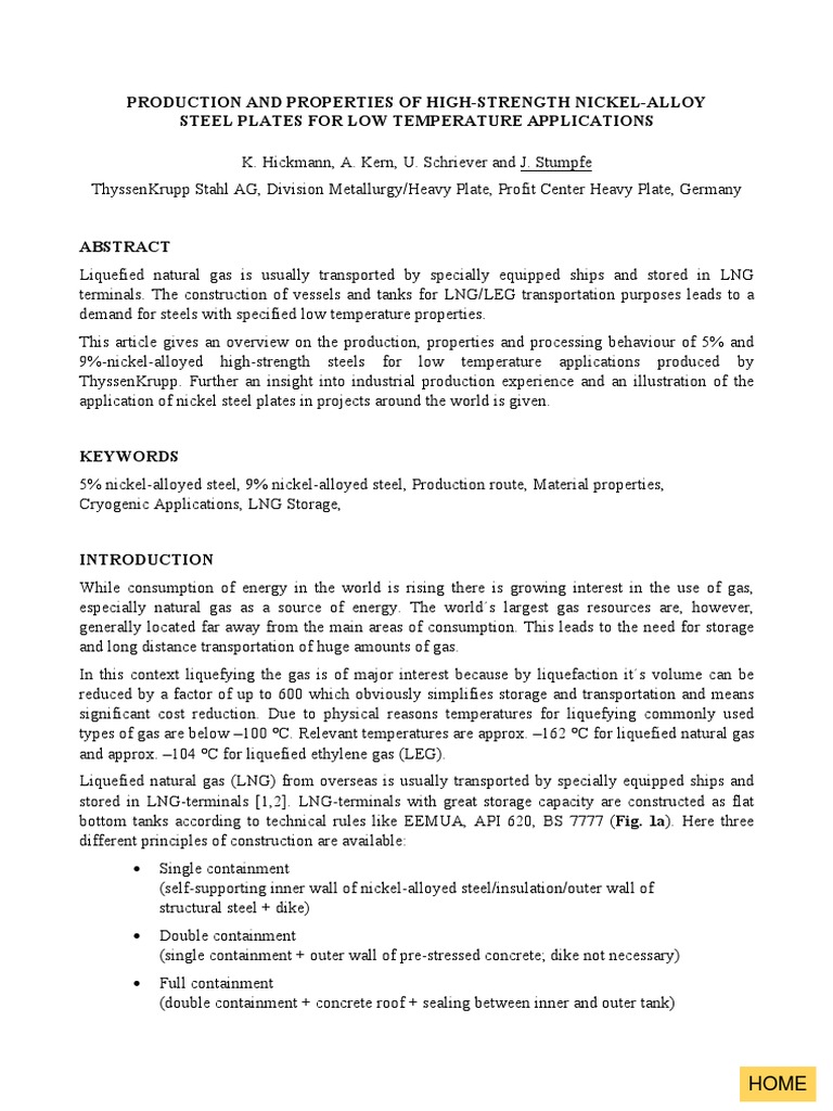 High-Strength Nickel-Alloy Steel A553 Type I | PDF | Fracture ...