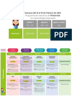 2 Aprendizajes Esperados PREESCOLAR SEMANA 23