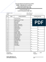 Daftar Hadir Uas