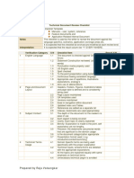 Document Review Checklist 