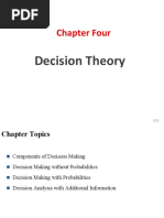 Chapter 4 Decision and Game Theory