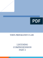 TOEFL Listening Comprehension Tips