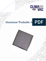 Aluminum Washable Air Filter