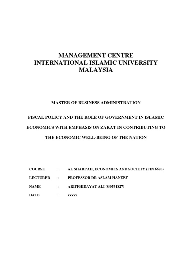 Thesis on fiscal policy and economic growth