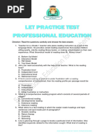 PROFESSIONAL EDUCATION Let Review