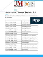 Class Schedule