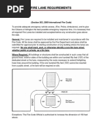 Fire Lane Requirements: (Section 503, 2009 International Fire Code)