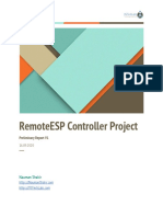 RemoteESP Controller Project Preliminary Report