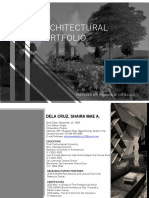 Architectural Portfolio: Prepared By: Shaira Mae Dela Cruz