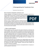 The Importance of Demagnetizing The Transformer Core: Why Is It Important To Demagnetize A Transformer's Core?