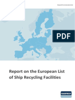 Report On The European List of Ship Recycling Facilities FINAL v1-5 - 20190220