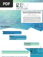 The Role of Gingival Connective Tissue