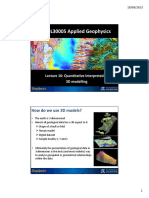 GEOL30005 Applied Geophysics: How Do We Use 3D Models?