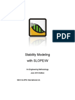 Stability Modeling With SLOPE/W: An Engineering Methodology June 2015 Edition