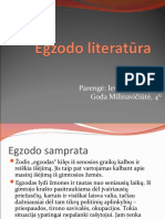 Egzodo Literatura